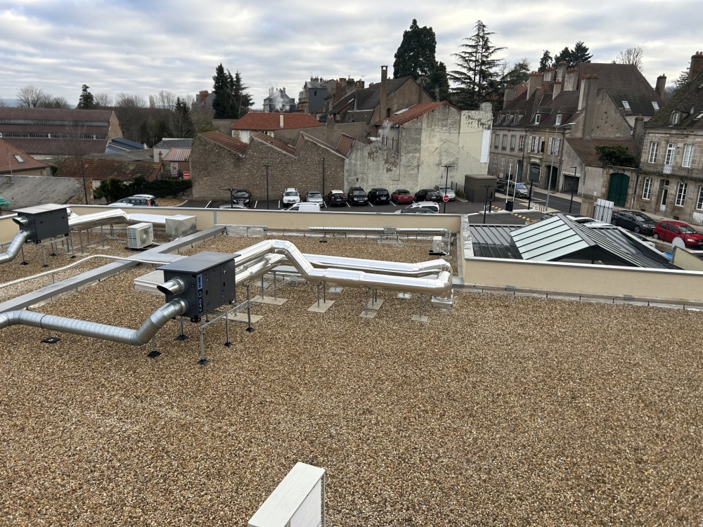 Réfection d'une toiture terrasse et créations d'ouvertures